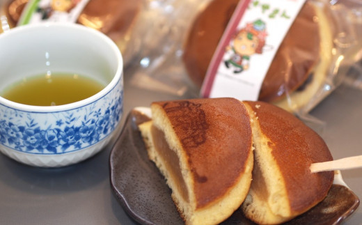 きやまん どら焼 10個入【どら焼 米粉 ふんわり 餡 自家炊き 防人の里 基山 きやまん キャラクター】 K034005