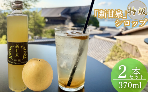 『特級 新甘泉』 梨シロップ 370m 2本セット