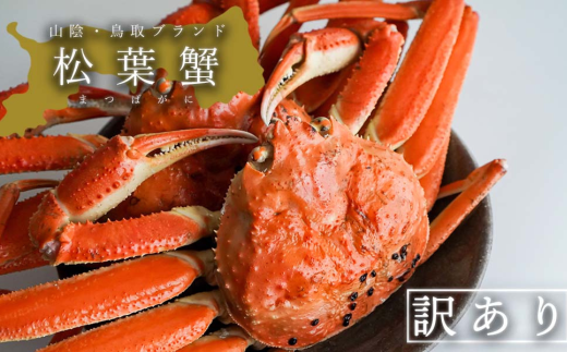 【蒸し】訳あり松葉ガニ 中 3枚(500~640g前後/枚)