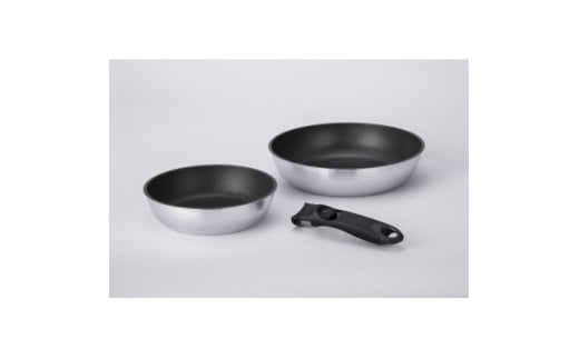 取っ手の取れるフライパン キャストバリウス ガス火用 3点セット【1609491】