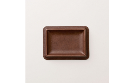 colm レザートレイ　Sサイズ　ブラウン　「立体成型で作った本革製トレイ」【1233191】