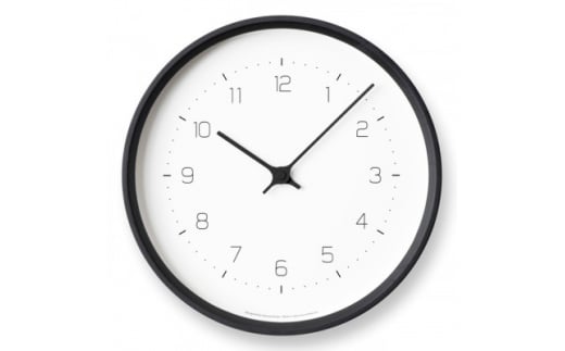 NEUT wall clock / ブラック(KK22-09 BK)【1334166】