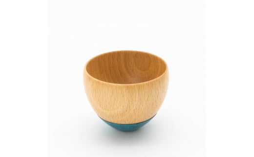 ＜高岡銅器＞KISEN Guinomi Sake Cup DON Turquoise Blue【1370292】