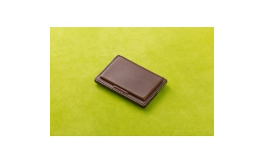 colmの名刺入れ ブラウン「立体成型でつくった 好印象を与える独自の名刺入れ」【1404256】