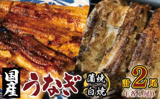 うなぎ 国産 鰻 蒲焼き 白焼き セット 各1尾 計500g 炭火焼き 秘伝のタレ 高知県産あら塩 ウナギ 国産うなぎ 蒲焼 白焼 タレ あら塩 セット 魚 魚介 惣菜 ギフト 贈り物 贈答 土用の丑 和食 日本料理 冷凍 徳島県 吉野川市