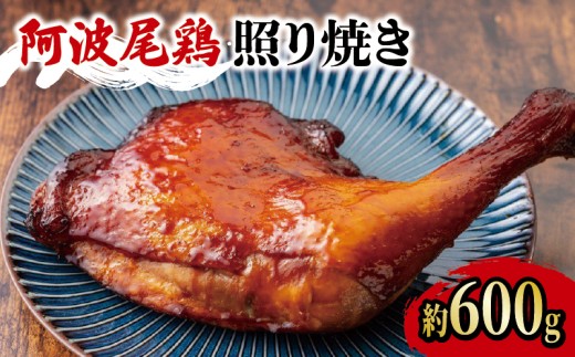 阿波尾鶏 鶏肉 照焼ローストチキン 1本（約600g） 鳥肉 とりにく 鶏 鳥 とり チキン モモ もも肉 スパイス 焼き鳥 焼鳥 串カツ くしかつ ロースト 地鶏 阿波尾鶏 ブランド 高級 ギフト プレゼント 贈答 お取り寄せ グルメ クリスマス 誕生日 記念日 冷凍 真空パック 小分け 個包装 送料無料 徳島県 吉野川市 有限会社阿波食品