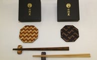 【黒檀】箸置き&コースター