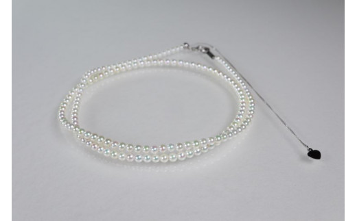 真珠 アクセサリー ネックレス パール 2.5mm 以上 3mm 未満 伊勢 志摩 伊勢志摩 冠婚葬祭 結婚式 入学式 卒業式 お祝い ジュエリー 金具 Pt プラチナ アコヤ真珠 アコヤ貝 / あこや真珠マチネネックレス