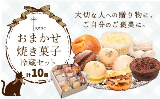 焼き菓子 詰合せ troncのおまかせ焼き菓子(冷蔵)セット 10個 《30日以内に出荷予定(土日祝除く)》 個包装 白みりん みりんバター ポルボロン マカロン あんバターサンド 千葉県 流山市 菓子 お菓子 焼き菓子 ギフト