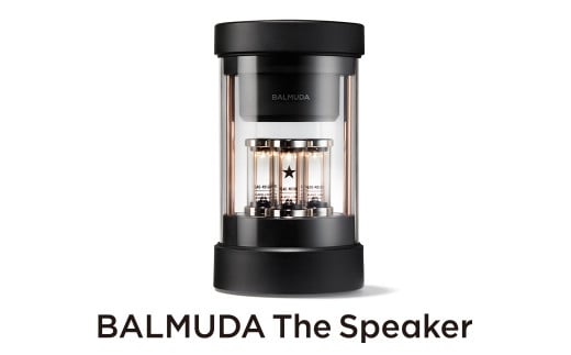 BALMUDA The Speakerブラック M01A-BK/JP バルミューダ ザ・スピーカー BALMUDA スピーカー ポータブル Bluetooth AUX入力対応 小型 おしゃれ 選べるカラー