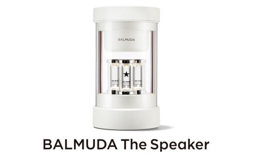 バルミューダ BALMUDA The Speakerホワイト M01A-WH/JP| バルミューダ ザ・スピーカー BALMUDA 選べるカラー スピーカー ポータブル Bluetooth AUX入力対応 小型 おしゃれ 家電 リビング レビューキャンペーン [7営業日以内発送]