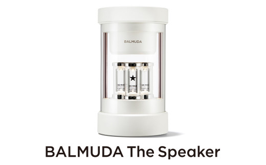 バルミューダ BALMUDA The Speakerホワイト M01A-WH／JP｜ バルミューダ ザ・スピーカー BALMUDA 選べるカラー スピーカー ポータブル Bluetooth AUX入力対応 小型 おしゃれ 家電 リビング