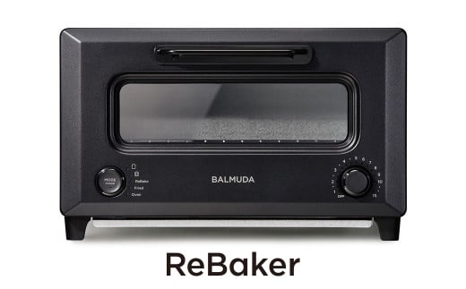 ReBaker ブラック KTT01JP-BK BALMUDA 選べるカラー トースター リベイク フライド オーブン 家電