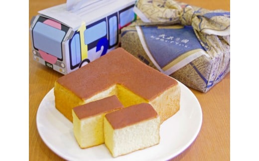 武蔵乃國お米のかすていら(江戸古地図&ムーバス)セット / 焼菓子 カステラ 東京都