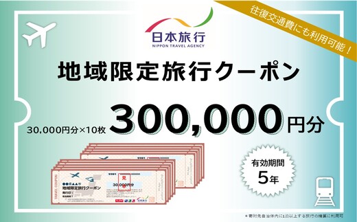 広島県三原市 日本旅行<地域限定旅行クーポン>300,000円分 観光地応援 温泉 観光 旅行 ホテル 旅館 クーポン チケット 予約 株式会社日本旅行 143006