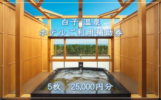 【温泉総選挙5位】白子温泉ホテルご利用補助券 5枚  ホテル 温泉 宿泊 旅行 トラベル 宿泊券 千葉県 白子町 贈答 送料無料 SHP003