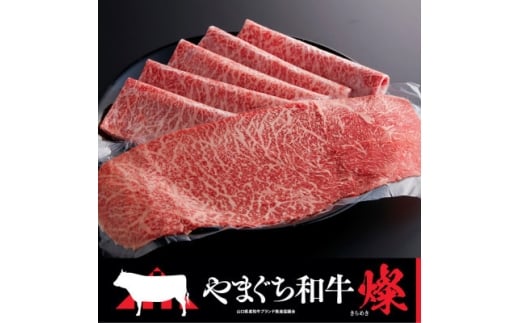 ＜やまぐち和牛燦(きらめき)＞ももスライス 500g(防府市)【1645468】