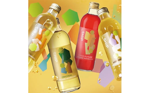 ＿SHIP KOMBUCHA ASSORT 詰め合わせ(300ml×4種×3本ずつ)_SHIP KOMBUCHA ASSORT 詰め合わせ(300ml×4種×3本ずつ)【1480472】
