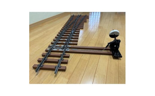 ミニ鉄道パーツ 合成枕木製6番片開き分岐器(右) 1セット※沖縄・離島(一部除く)への配送不可