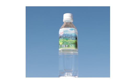 富士山のバナジウム天然水　500ml×24本入り　1箱_ 水 ミネラルウォーター ウォーター ミネラル 原水 バナジウム 天然水 飲料 ドリンク ベビー 防災 キャンプ アウトドア 山梨市 常温 玄関 配達 健康 経済的 野外 備蓄 スポーツ 富士山 【1296914】