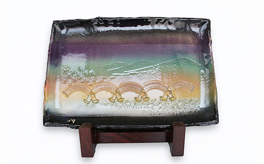 心のかけ橋 岩国錦帯橋(大)~百歳人生幸せ橋~【㈱吉香窯】