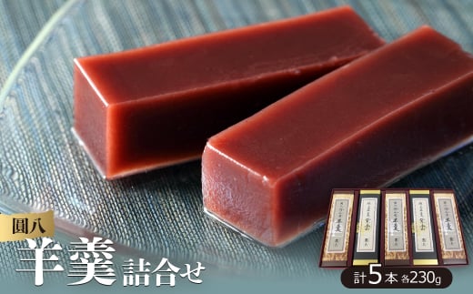 <圓八>羊羹詰合せ 5本入【1022683】