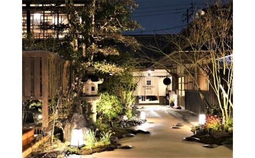 NIPPONIA HOTEL 八女福島 商家町 1泊2日ペア宿泊券（朝食付き）【レターパック】