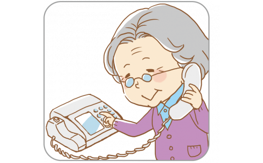 【Y0206】郵便局の「みまもりでんわサービス」(固定電話)<6ヶ月>