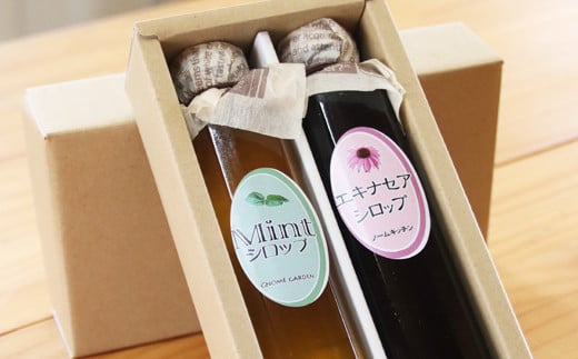 【NM01】ノームキッチンのシロップセット小(ミント・エキナセア各150ml)