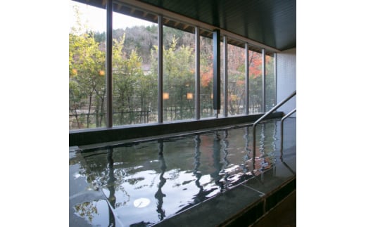 湯の田温泉 村民保養施設「さぎり荘」(日帰り温泉)入浴券 5枚【1585748】