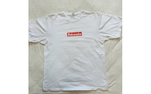 H-26 六戸ロゴ入Tシャツ【色:白】【サイズ:100】