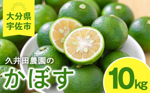 かぼす(10kg)柑橘 かんきつ 大分県産直 期間限定【112600200】【ａｎｄＫ】