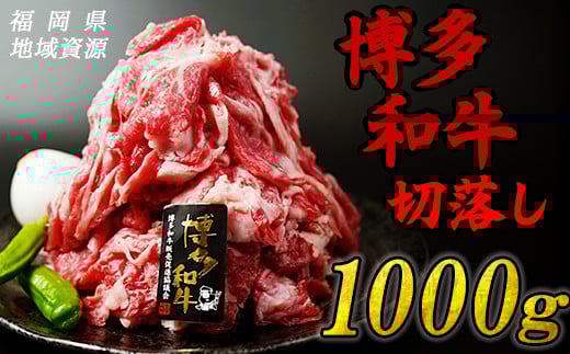 博多和牛 切り落とし 1kg 冷凍 真空 小分け 500g × 2パック 便利 国産 和牛 牛肉 赤身 スライス ブランド牛 高級 大容量 牛肉 焼き肉 お肉 家族 ギフト プレゼント 年末 年始 焼肉 惣菜 おかず BBQ 夕食 福岡 川崎  牛肉 切り落とし