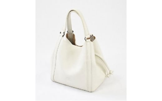 レディース本革バッグ7M6-1014P（・オフホワイト）