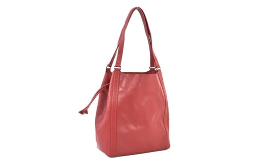 レディース本革バッグLサイズ 7M6-1012P（・レッド）