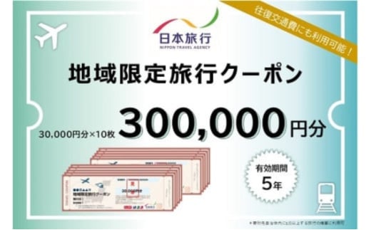 三重県名張市 日本旅行 地域限定旅行クーポン 300,000円分 宿泊券 チケット