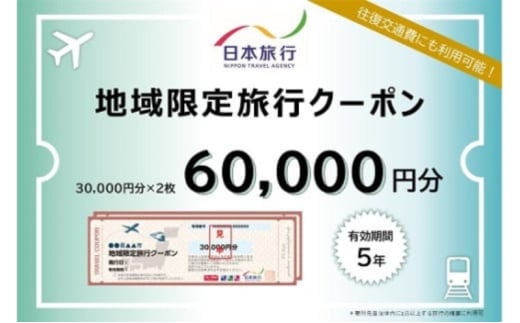 三重県名張市 日本旅行 地域限定旅行クーポン 60,000円分 宿泊券 チケット