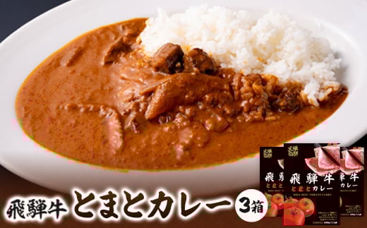 飛騨牛とまとカレー 1食200g×3箱【1214477】