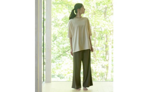 草木染めコットンTシャツ 玉ねぎ【1274742】