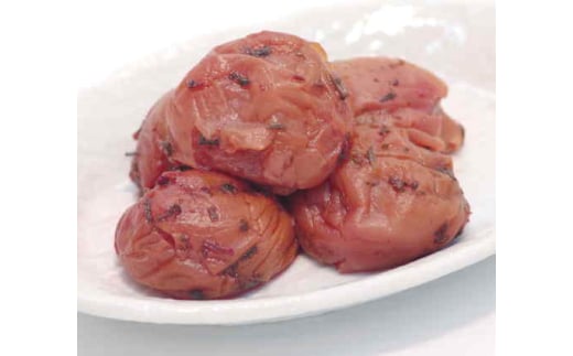 しそかつお梅干しつぶれ梅(はちみつ入り)【ご家庭用】約750g《紀州南高梅》【入金確認後準備ができ次第順次発送】
