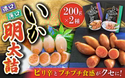 いか明太詰め2種セット（濃口・薄口）/ いか イカ 烏賊 めんたいこ イカ明太 イカめんたい いか明太 めんたい詰め 明太詰め / 大村市 / 株式会社ナガスイ [ACYQ007]