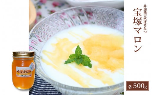 非加熱 国産 はちみつ 宝塚マロン 500g / はちみつ 国産 アカシヤ 甘い 調味料 純粋はちみつ ビン 瓶詰め 保存 保存食 ブレンド