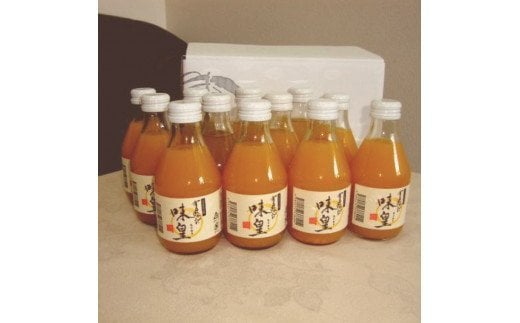 有田みかんの味皇(あじおう)180ml×12本【kjk101】