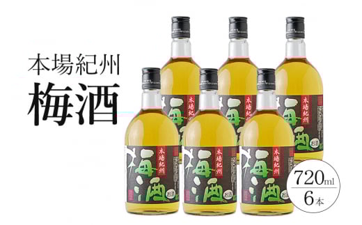 本場紀州梅酒 6本セット【prm016A】