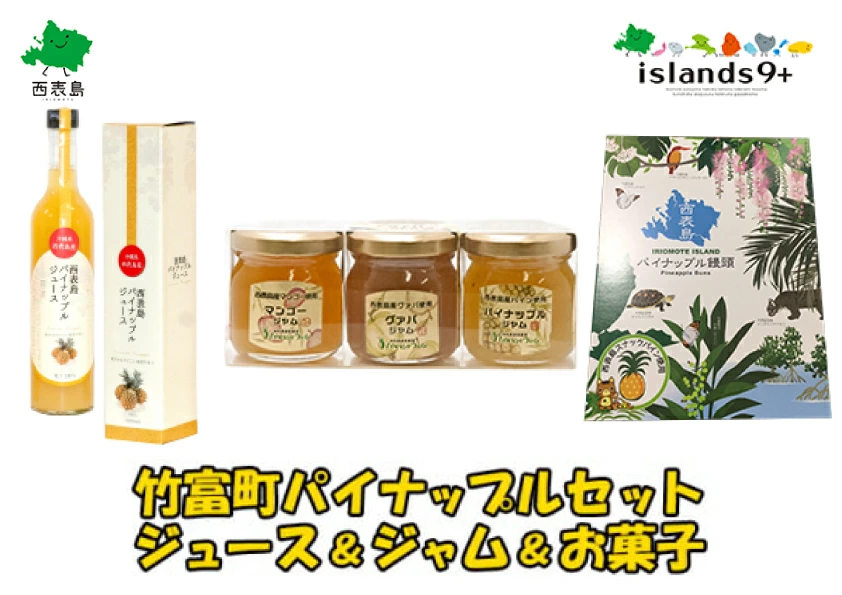 パイナップル ジュース ジャム 加工品 竹富町 パイナップル セット(1)