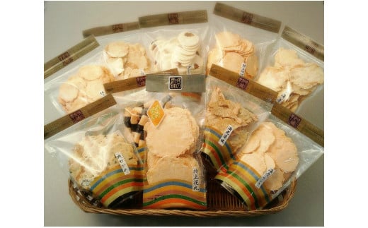 味の老舗青山 手焼海老せんべい10種セット・A034-30