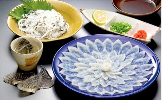 とらふぐ刺身セット とらふぐ刺し とらふぐ本皮刺し とらふぐ干しヒレ フグ 干しひれ N013-YZC001