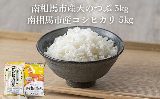【先行予約】 コシヒカリ5kg 天のつぶ5kg 食べ比べセット 令和7年産 | コシヒカリ 天のつぶ 精米 ごはん ブランド米 福島県産 ふくしま未来農協 JA