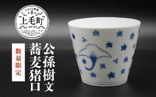 【数量限定】公孫樹文蕎麦猪口　TG0103