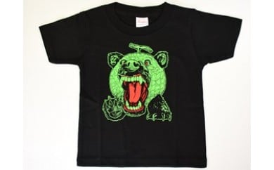 メロン熊 ロックなTシャツ(子ども用)100サイズ W8